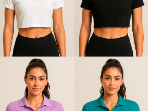 Polos Deportivos Crop Top